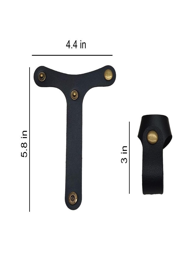 NIIIYTYB 4Pcs Backpack Luggage Strap for Carry On Bag Trolley Sleeve and Linking Attachment Hook and Clip Straps to Attach Bags Add a Strap for Tote or Travel Luggage Secure Carry-On Clips - Image 2